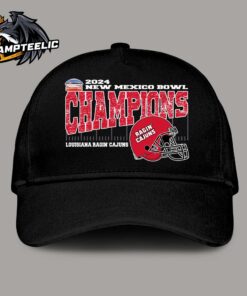 Louisiana Ragin Cajuns 2024 New Mexico Bowl Champions Vintage Style Helmet Classic Cap Hat Snapback