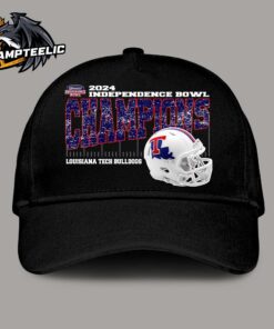 Louisiana Tech Bulldogs 2024 Independence Bowl Champions Vintage Style Helmet Classic Cap Hat Snapback