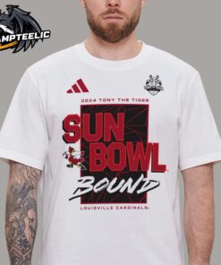 Louisville Cardinals 2024 Tony The Tiger Sun Bowl Participant Adidas Unisex T-Shirt