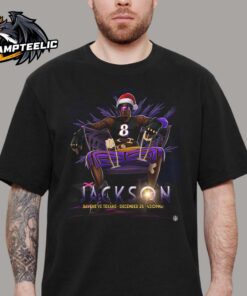 NFL x Arcane League Of Legends Style Lamar Jackson Baltimore Ravens Vs Houston Texas On December 25 2024 NFL Christmas Gameday On Netflix Unisex T-Shirt