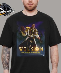 NFL x Arcane League Of Legends Style Russell Wilson Pittsburgh Steelers Vs Kansas City Chiefs On December 25 2024 NFL Christmas Gameday On Netflix Unisex T-Shirt