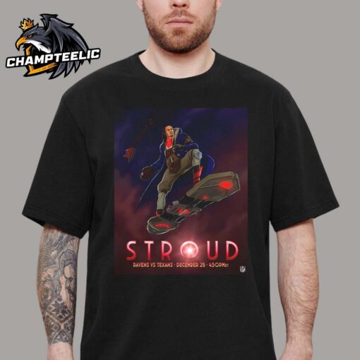 NFL x Ekko Arcane League Of Legends Style CJ Stroud Houston Texas Vs Baltimore Ravens On December 25 2024 NFL Christmas Gameday On Netflix Unisex T-Shirt