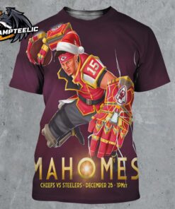 NFL x Vi Arcane League Of Legends Style Patrick Mahomes Kansas City Chiefs Versus The Steeles On December 25 2024 NFL Christmas Gameday On Netflix All Over Print Shirt