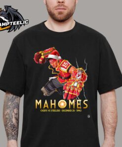 NFL x Vi Arcane League Of Legends Style Patrick Mahomes Kansas City Chiefs Versus The Steeles On December 25 2024 NFL Christmas Gameday On Netflix Unisex T-Shirt