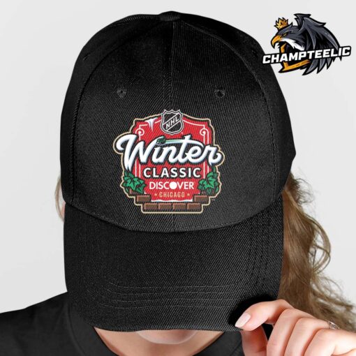 NHL Winter Classic 2025 Chicago Logo Unisex Cap Hat Snapback