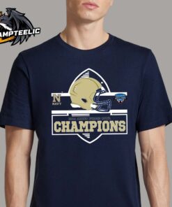 Navy Midshipmen 2024 Armed Forces Bowl Champions Helmet Football Logo Unisex T-Shirt