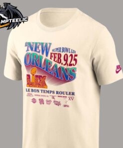 Nike NFL Super Bowl LIX Club New Orleans On February 9 2025 Le Bon Temps Rouler Unisex T-Shirt