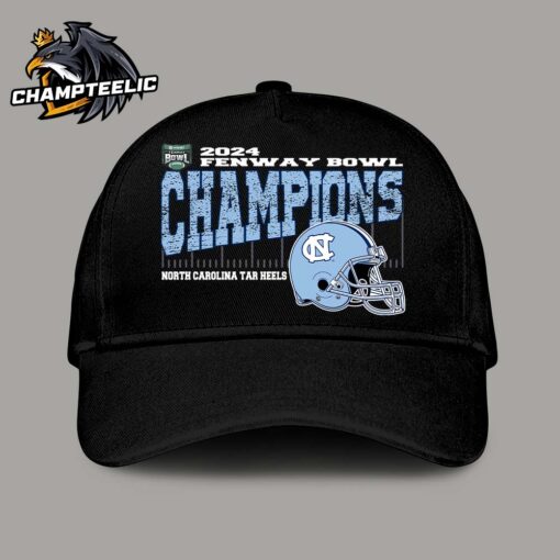 North Carolina Tar Heels 2024 Fenway Bowl Champions Vintage Style Helmet Classic Cap Hat Snapback