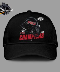 Northern Illinois Huskies Football 2024 Idaho Potato Bowl Champions Helmet Art Classic Cap Hat Snapback