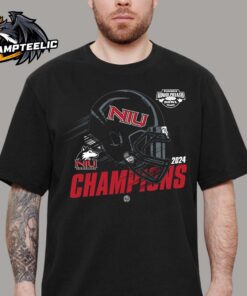 Northern Illinois Huskies Football 2024 Idaho Potato Bowl Champions Helmet Art Unisex T-Shirt