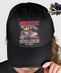 Ohio State Buckeyes 2025 Rose Bowl Game January 1 2025 At The Rose Bowl Stadium Go Bucks Mascot Classic Cap Hat Snapback