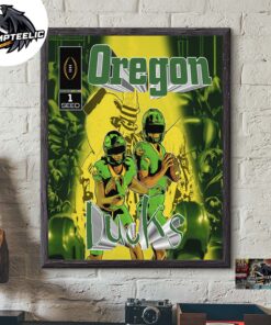 Oregon Ducks College Football Playoff 1 Seed ATL Album Everybody Let Me Hear You Say O-Re-gon Home Decor Poster Canvas