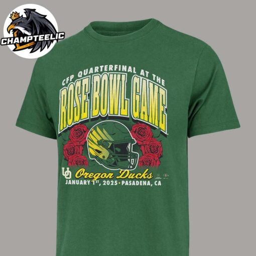 Oregon Ducks College Football Playoff 2025 Rose Bowl Pasadena Helmet Unisex T-Shirt