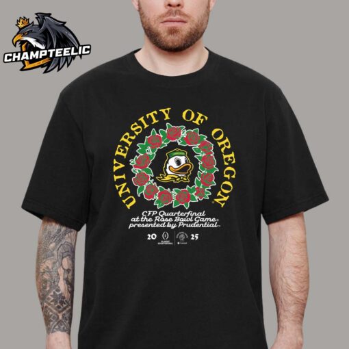 Oregon Ducks College Football Playoff 2025 Rose Bowl University Of Oregon Unisex T-Shirt