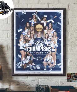 Penn State Nittany Lions 2024 NCAA Division 1 Volleyball National Champions Eight Time National Champions Home Decor Poster Canvas