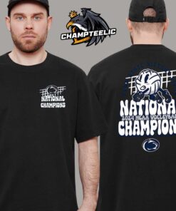 Penn State Nittany Lions 2024 NCAA Women’s Volleyball National Champions Two Sides Unisex T-Shirt