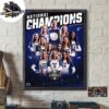 Penn State Nittany Lions 2024 NCAA Division 1 Volleyball National Champions Eight Time National Champions Home Decor Poster Canvas