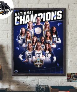 Penn State Nittany Lions Are 2024 National Champions 2024 NCAA D1 Women’s Volleyball For The First Time In 10 Years Home Decor Poster Canvas