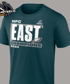 Philadelphia Eagles 2024 NFC East Division Champions Conquer Unisex T-Shirt