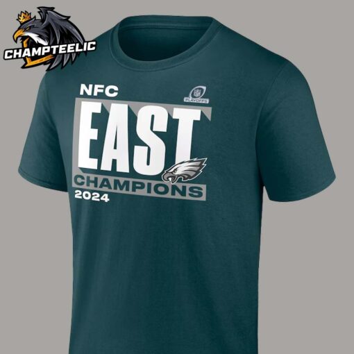 Philadelphia Eagles 2024 NFC East Division Champions Conquer Unisex T-Shirt