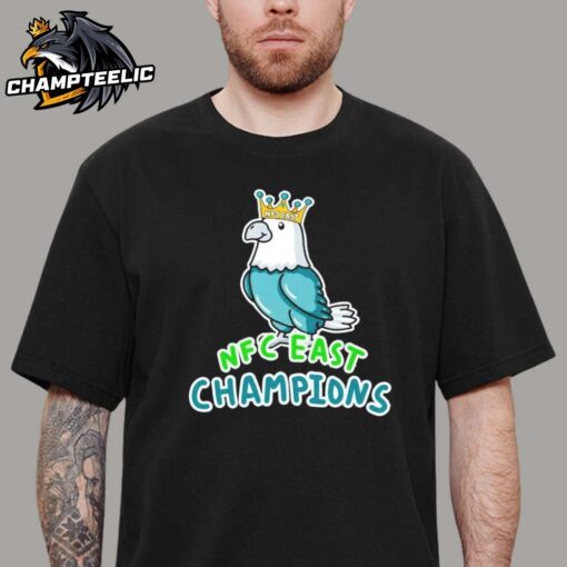 Philadelphia Eagles Cute Mascot 2024 NFC East Champions Unisex T-Shirt