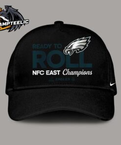 Philadelphia Eagles Nike 2024 NFC East Division Champions Locker Room Trophy Collection Classic Cap Hat Snapback