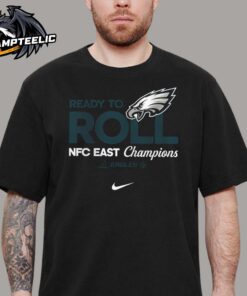 Philadelphia Eagles Nike 2024 NFC East Division Champions Locker Room Trophy Collection Unisex T-Shirt