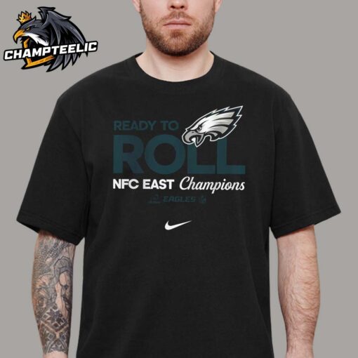 Philadelphia Eagles Nike 2024 NFC East Division Champions Locker Room Trophy Collection Unisex T-Shirt