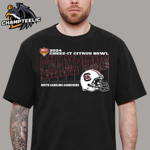 South Carolina Gamecocks 2024 Cheez It Citrus Bowl Champions College Bowl Season Vintage Helmet Unisex T-Shirt