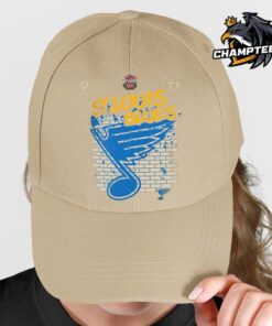 St Louis Blues 2025 NHL Winter Classic Street Art Classic Cap Hat Snapback