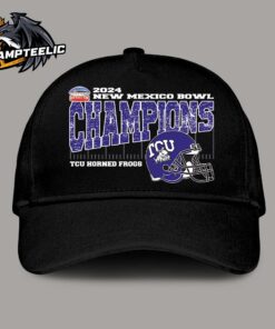 TCU Horned Frogs 2024 New Mexico Bowl Champions Vintage Style Helmet Classic Cap Hat Snapback