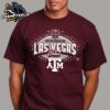 2024 Las Vegas Bowl Head To Head USC Trojans And Texas AM Aggies Matchup Helmets Unisex T-Shirt