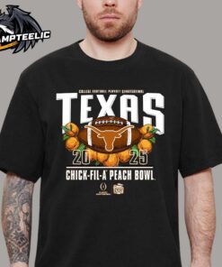 Texas Longhorns Texas Orange College Football Playoff Quarterfinal 2025 Chick Fil A Peach Bowl Unisex T-Shirt