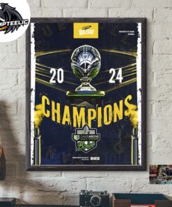 Toledo Rockets Football 2024 GameAbove Sports Bowl Champions Home Decor Poster Canvas