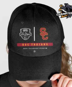 USC Trojans 2024 Las Vegas Bowl Match At Allegiant Stadium Logos Classic Hat Cap Snapback