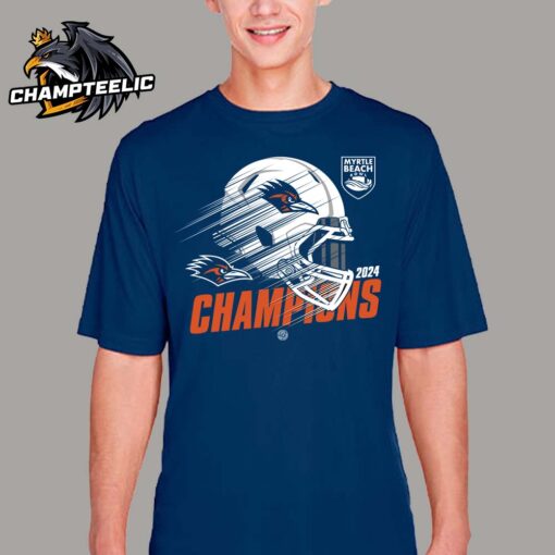 UTSA Roadrunners Football 2024 Myrtle Beach Bowl Champions Helmet Art Unisex T-Shirt