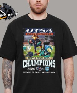 UTSA Roadrunners Myrtle Beach Bowl Champions 2024 Mascot Unisex T-Shirt