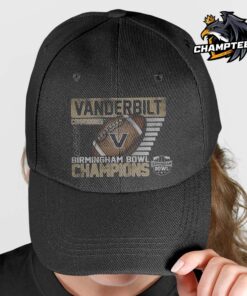 Vanderbilt Commodores 2024 Birmingham Bowl Champions College Football Bowl Season 2024 Classic Cap Hat Snapback