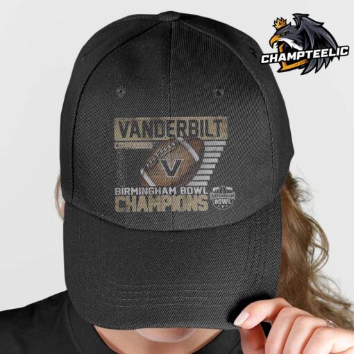 Vanderbilt Commodores 2024 Birmingham Bowl Champions College Football Bowl Season 2024 Classic Cap Hat Snapback