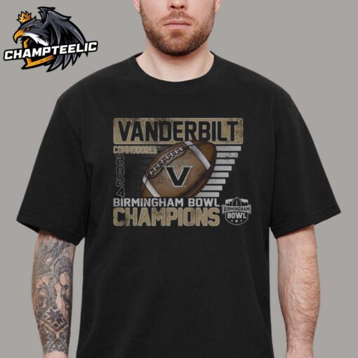 Vanderbilt Commodores 2024 Birmingham Bowl Champions College Football Bowl Season 2024 Unisex T-Shirt