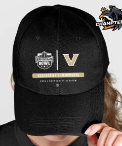 Vanderbilt Commodores 2024 Birmingham Bowl Protective Stadium Match Classic Cap Hat Snapback