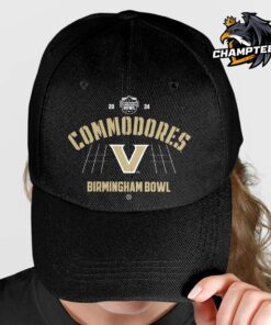 Vanderbilt Commodores 2024 Birmingham Bowl Team Logo Classic Cap Hat Snapback