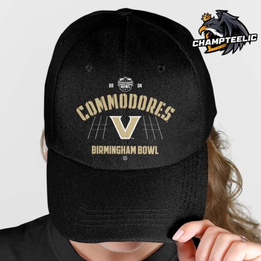 Vanderbilt Commodores 2024 Birmingham Bowl Team Logo Classic Cap Hat Snapback