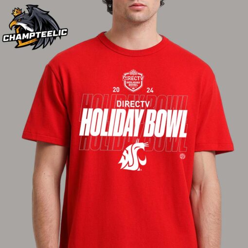 Washington State Cougars 2024 Holiday Bowl Team Logo Unisex T-Shirt