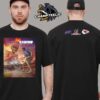 2024 The AFC Championship Buffalo Bills Josh Allen Vs Kansas City Chiefs Patrick Mahomes Two Sides Unisex T-Shirt