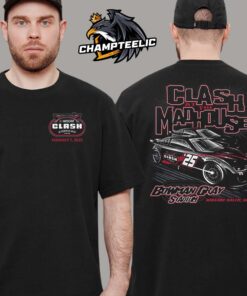 2025 Clash At Bowman Gray Stadium Ghost Car Clash At The Madhouse Two Sides Unisex T-Shirt