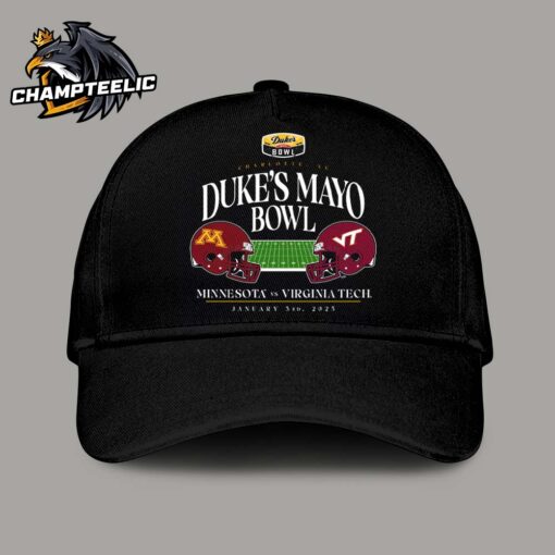 2025 Duke’s Mayo Bowl Minnesota Golden Gophers Head To Head Virginia Tech Hokies Championship Matchup Cap Hat Snapback