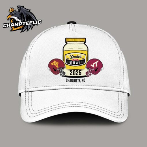 2025 Duke’s Mayo Bowl Minnesota Golden Gophers Head To Head Virginia Tech Hokies Duke’s Mayo Bottle Classic Cap Hat Snapback