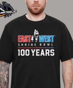 2025 East West Shrine Bowl 100 Years Logo Unisex T-Shirt