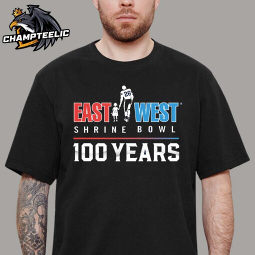 2025 East West Shrine Bowl 100 Years Logo Unisex T-Shirt